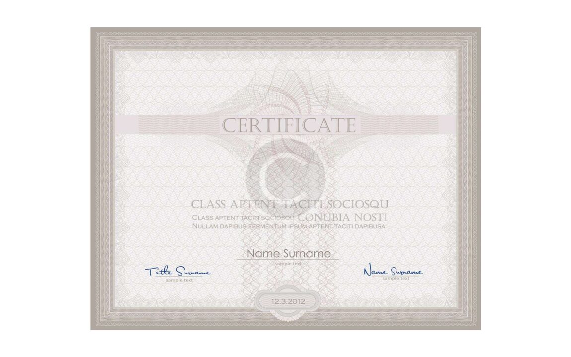 Stone’s Certificate