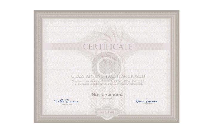 Stone’s Certificate