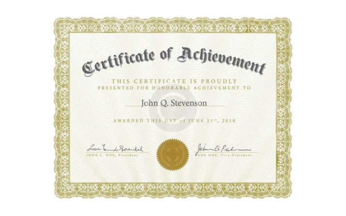 Doe’s Certificate